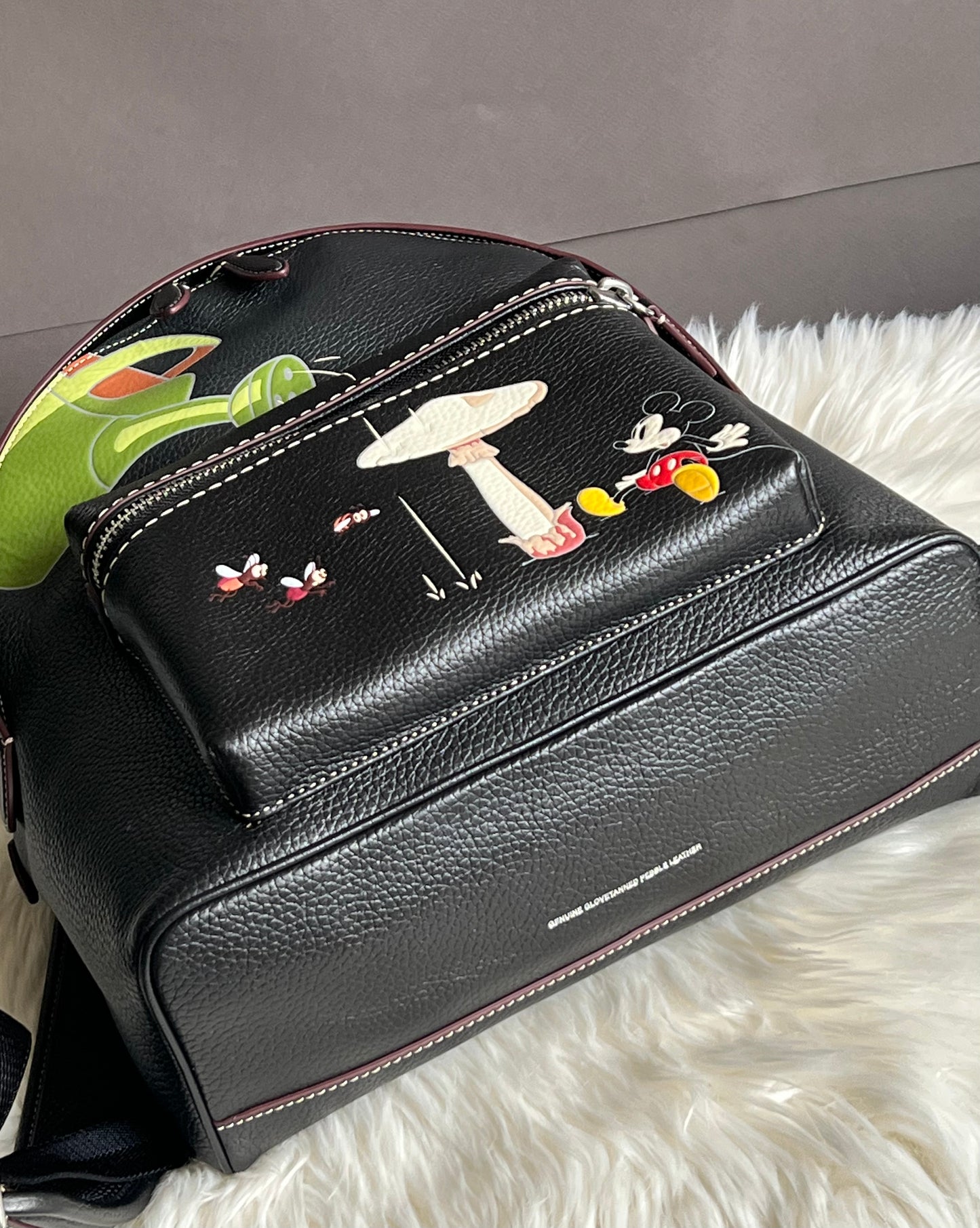 Disney X Coach Charter Backpack in Regenerative Leather