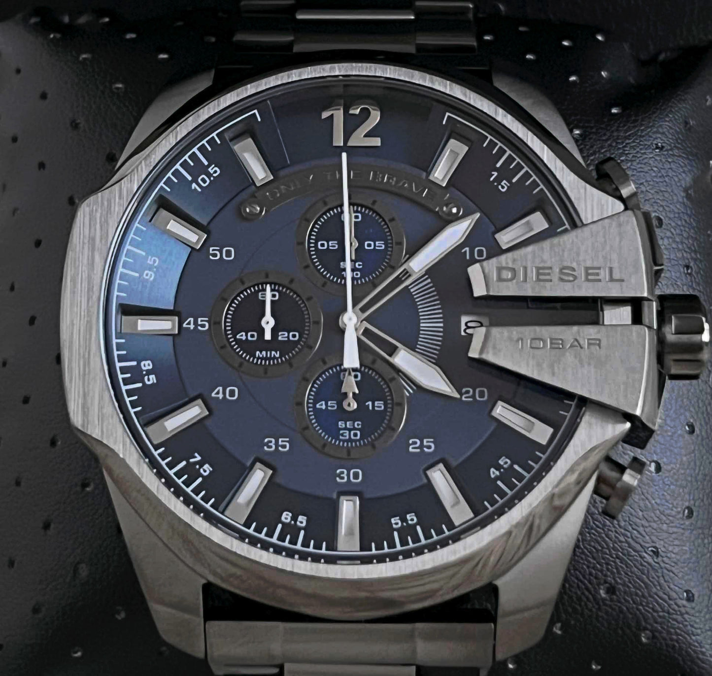 Diesel Men’s Mega Chief Chronograph Gunmetal Steel Watch