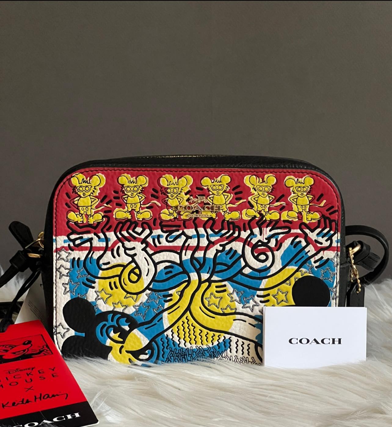Coach Disney Mickey Mouse X Keith Haring Mini Camera Bag