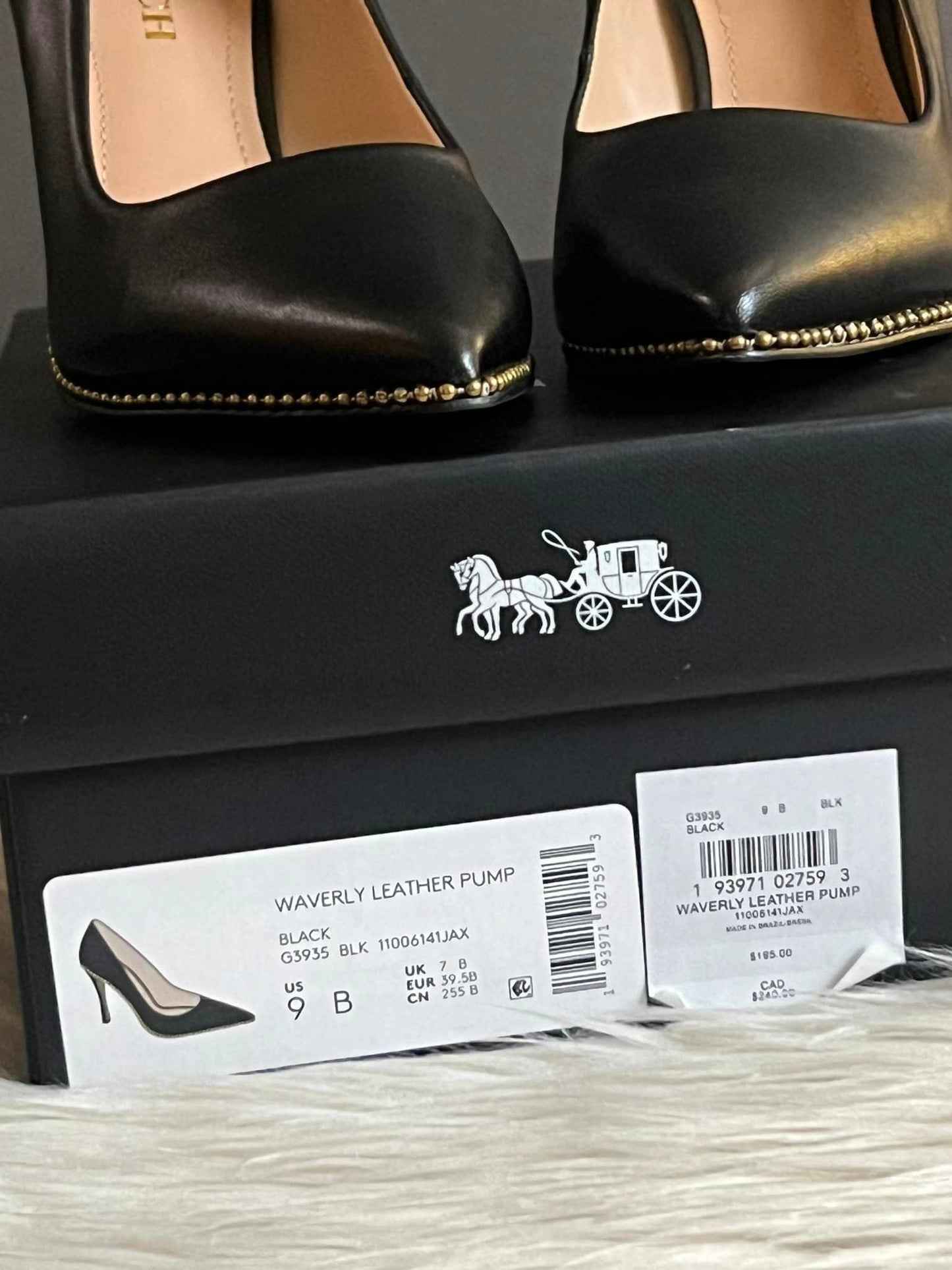 Coach Waverly Leather Pump