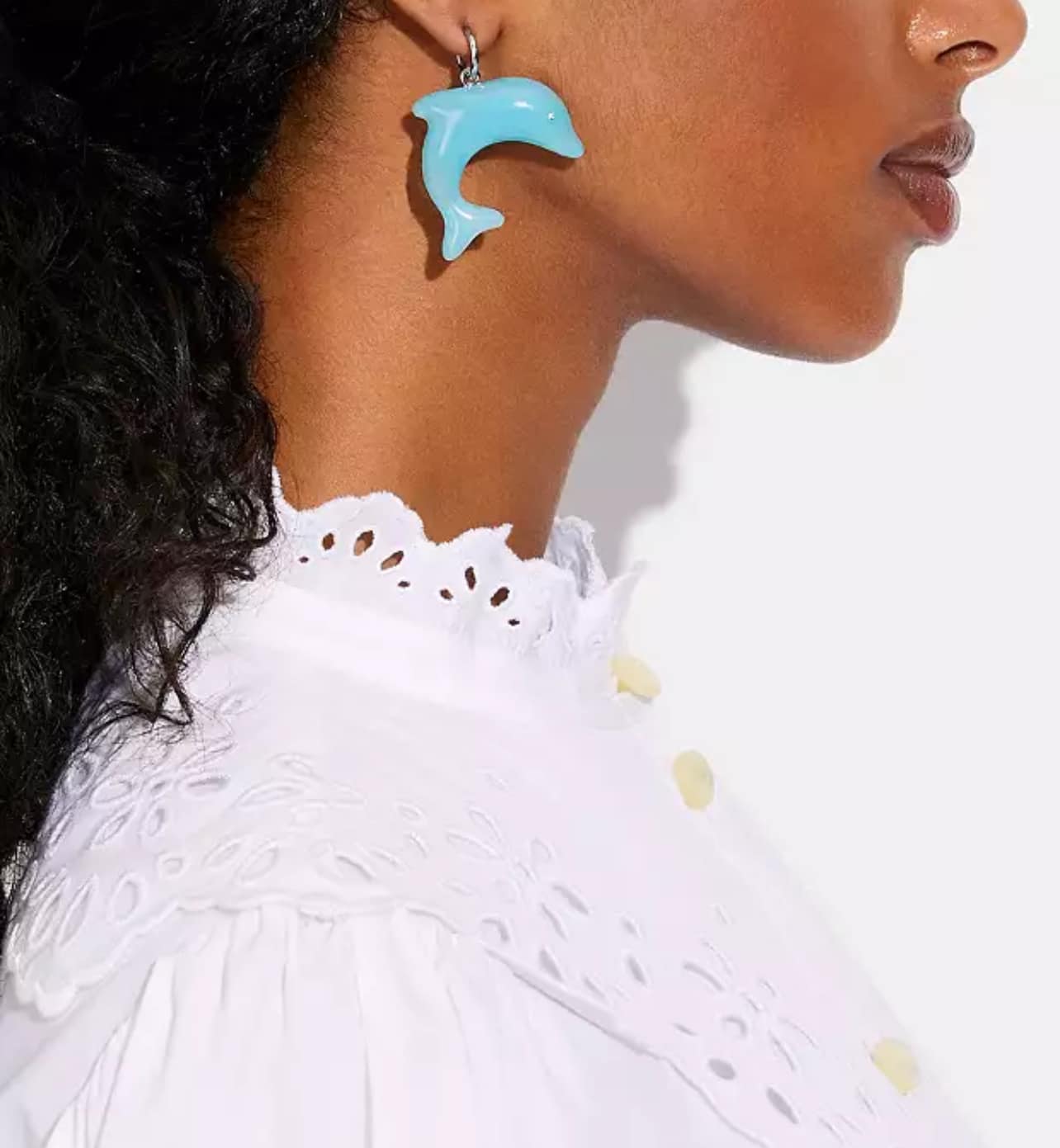 Coach Hotdog Dolphin Mismatch Earrings