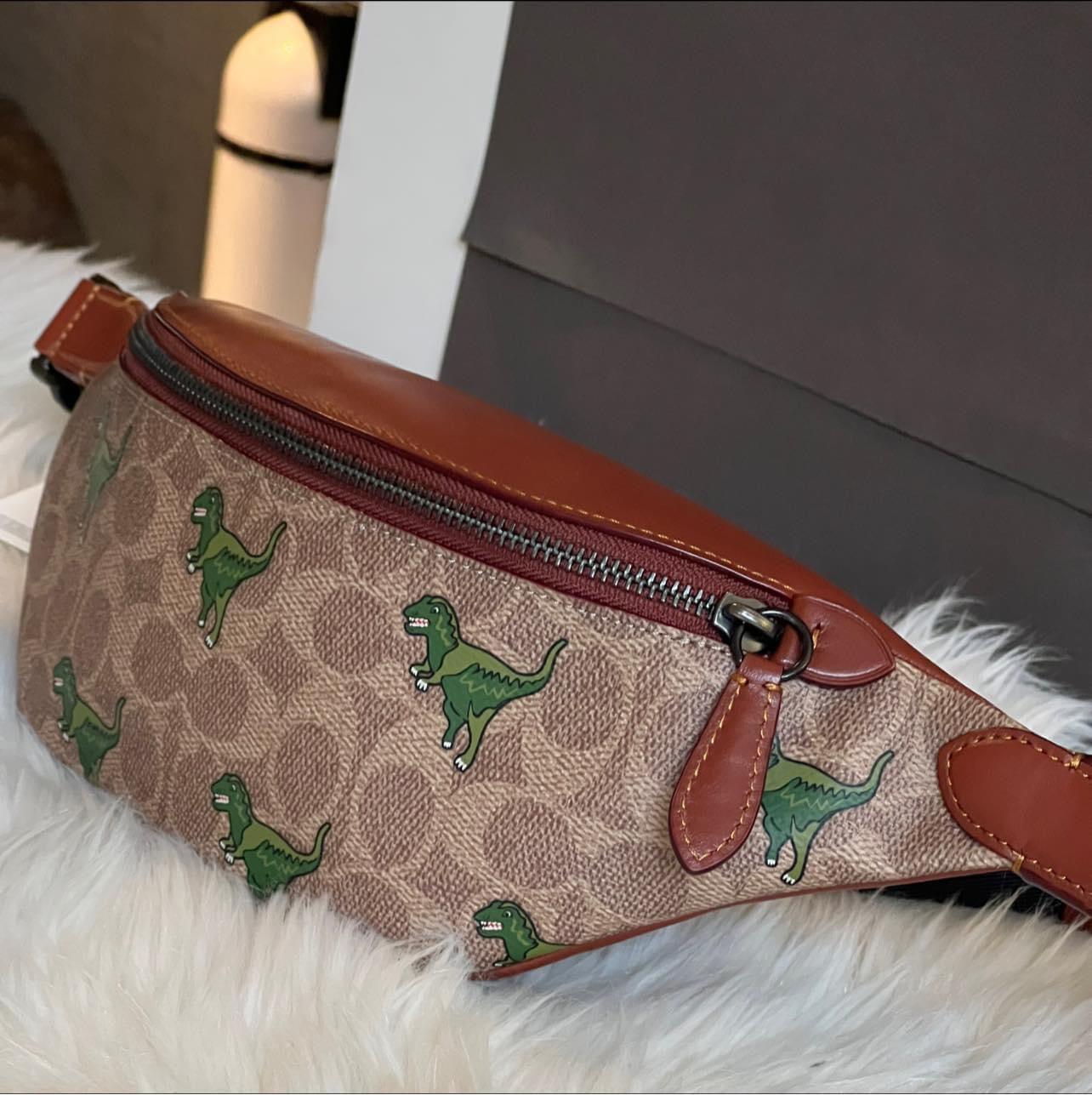 Coach Charter Belt Bag 7 in Signature Canvas with Rexy Print