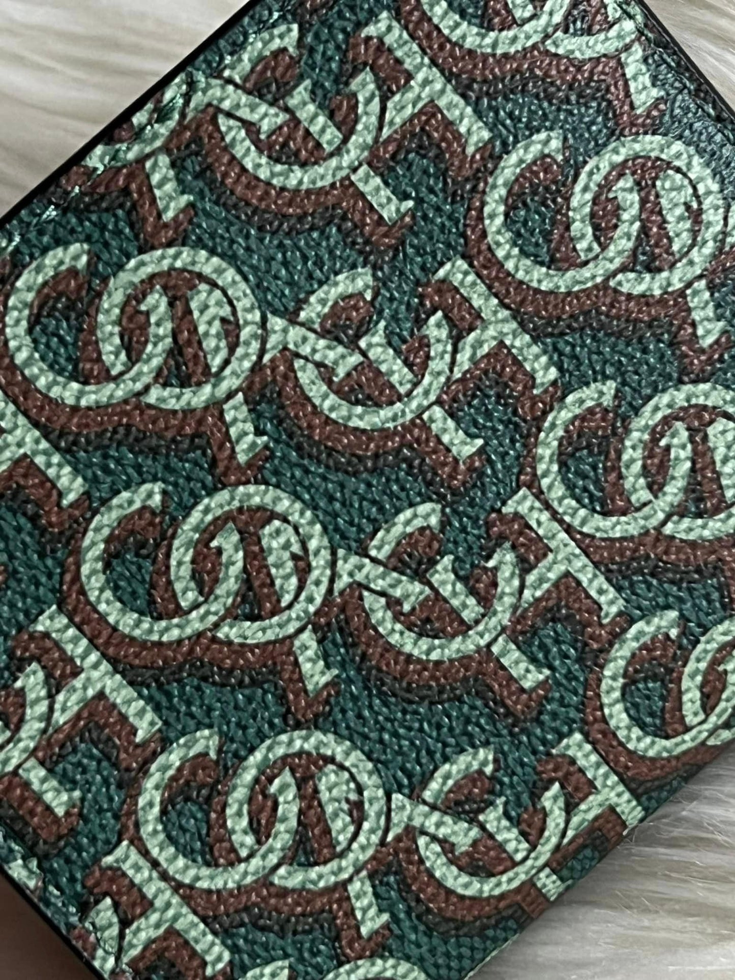 Coach Snap Wallet With Coach Monogram Print