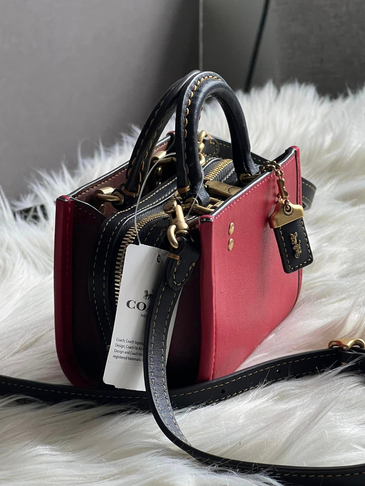 Coach Rogue Bag 12 in Colorblock