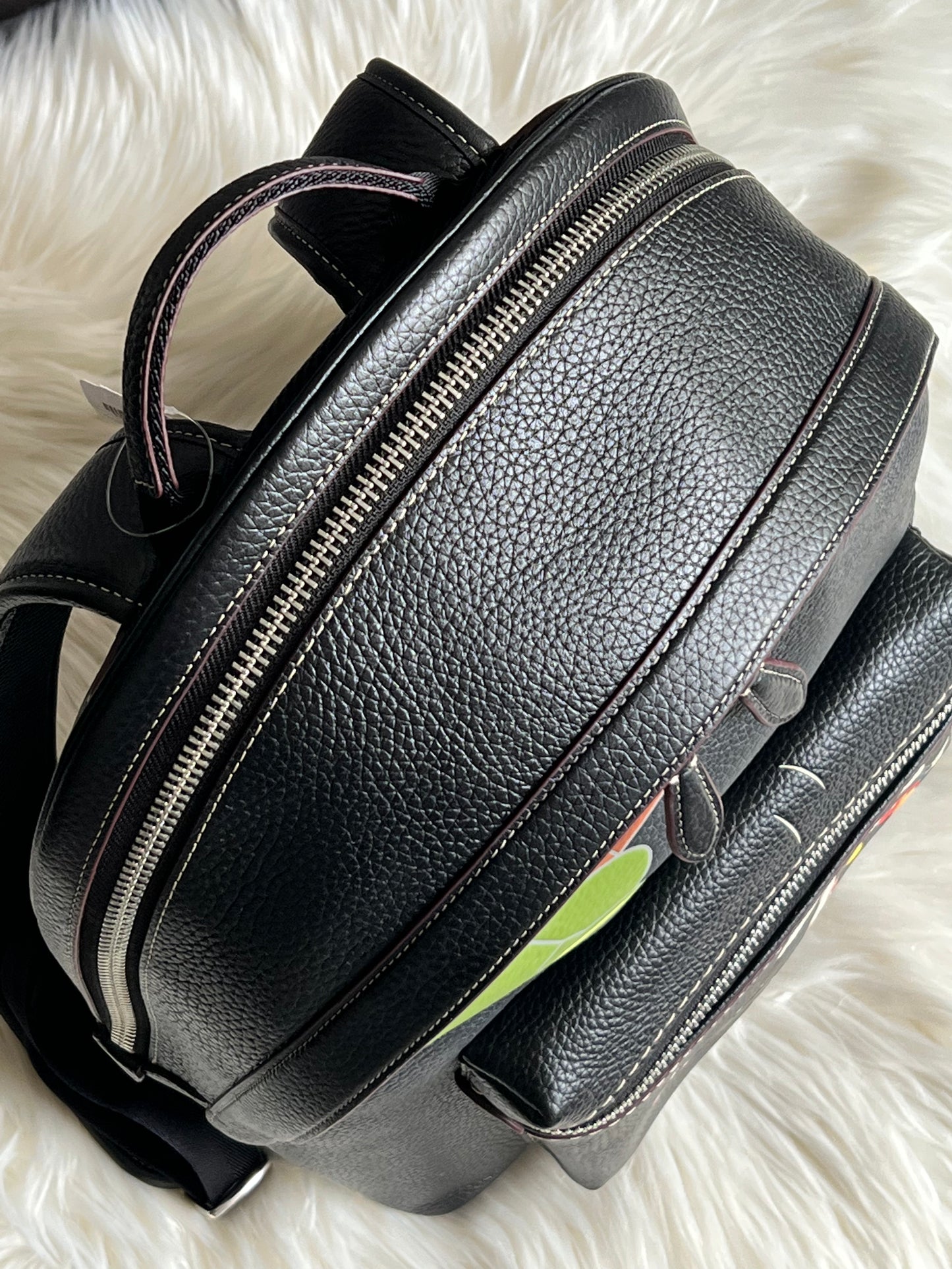 Disney X Coach Charter Backpack in Regenerative Leather