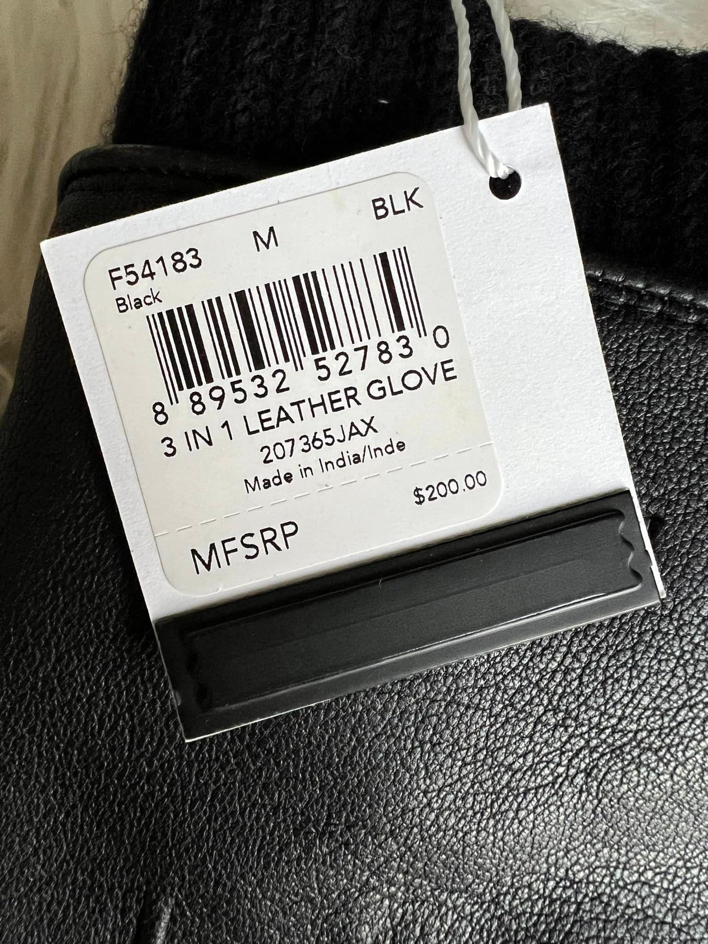 Coach 3-in-1 Leather Gloves