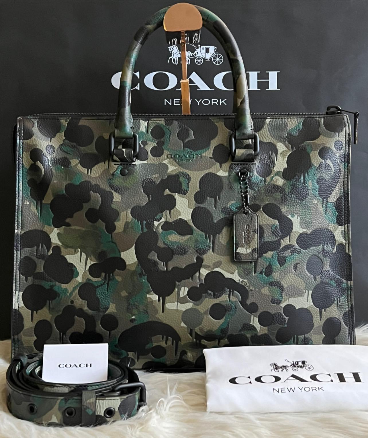Coach Gotham Folio With Camo Print