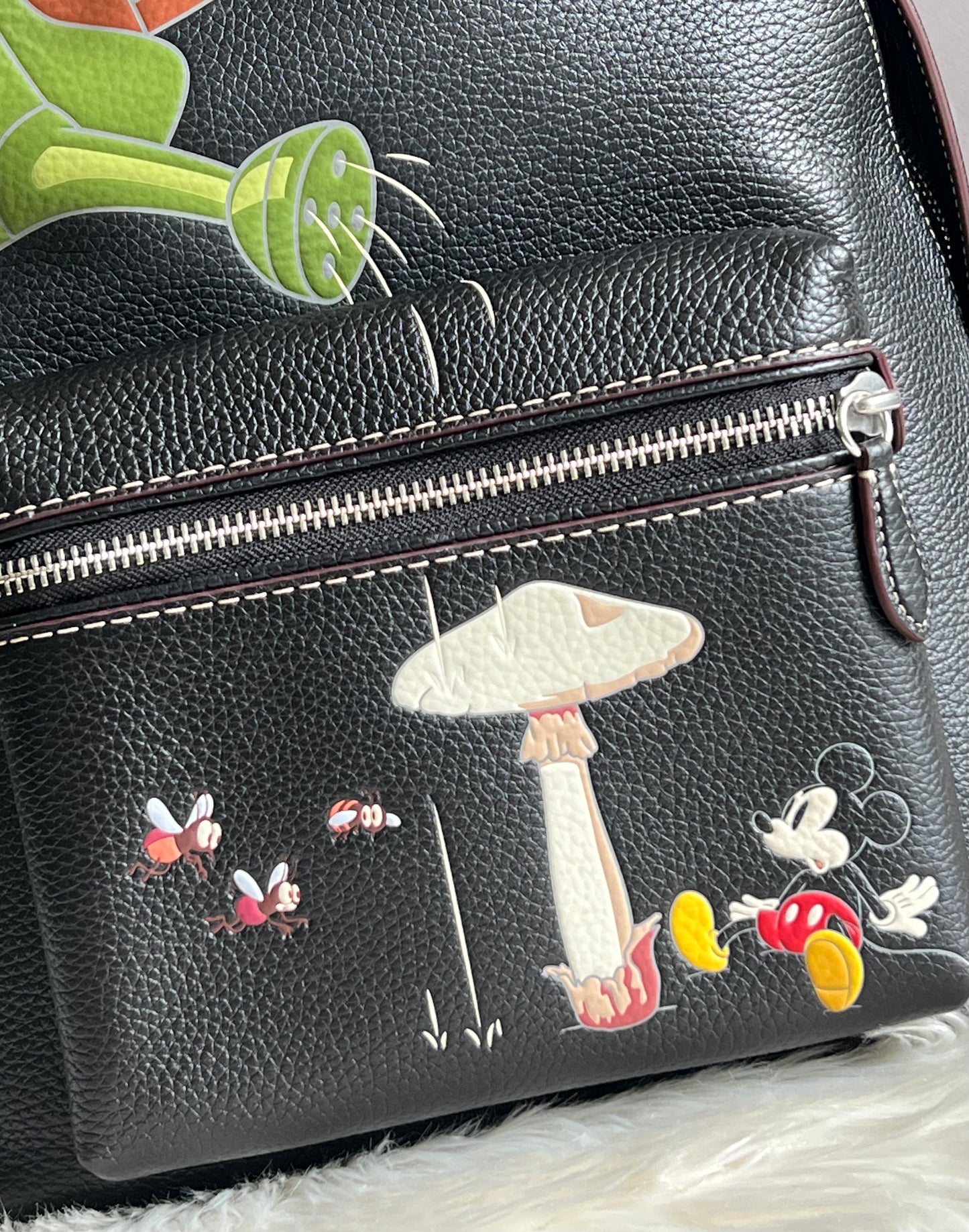 Disney X Coach Charter Backpack in Regenerative Leather