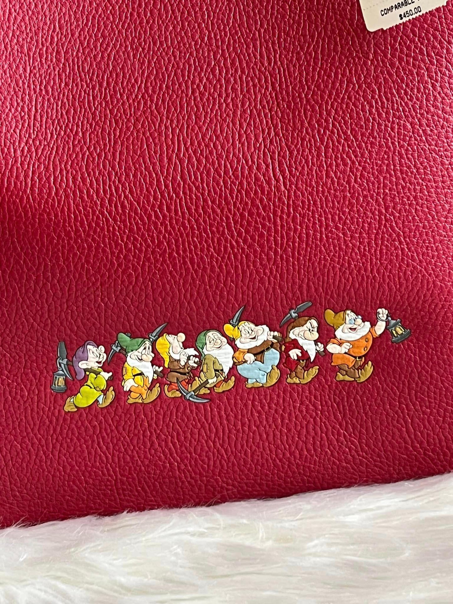 Disney X Coach City Tote with Signature Canvas Interior and Evil Queen Motif