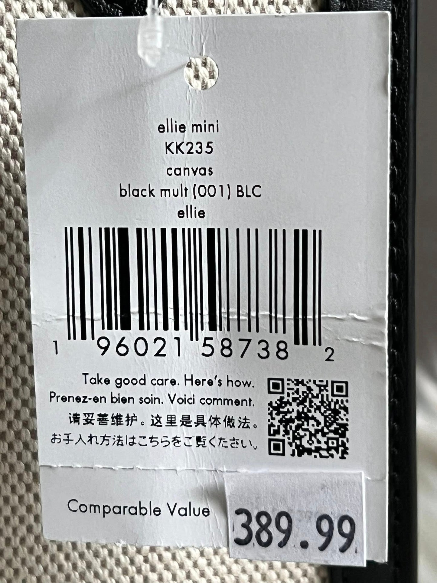 Kate Spade Ellie Canvas Mini Tote