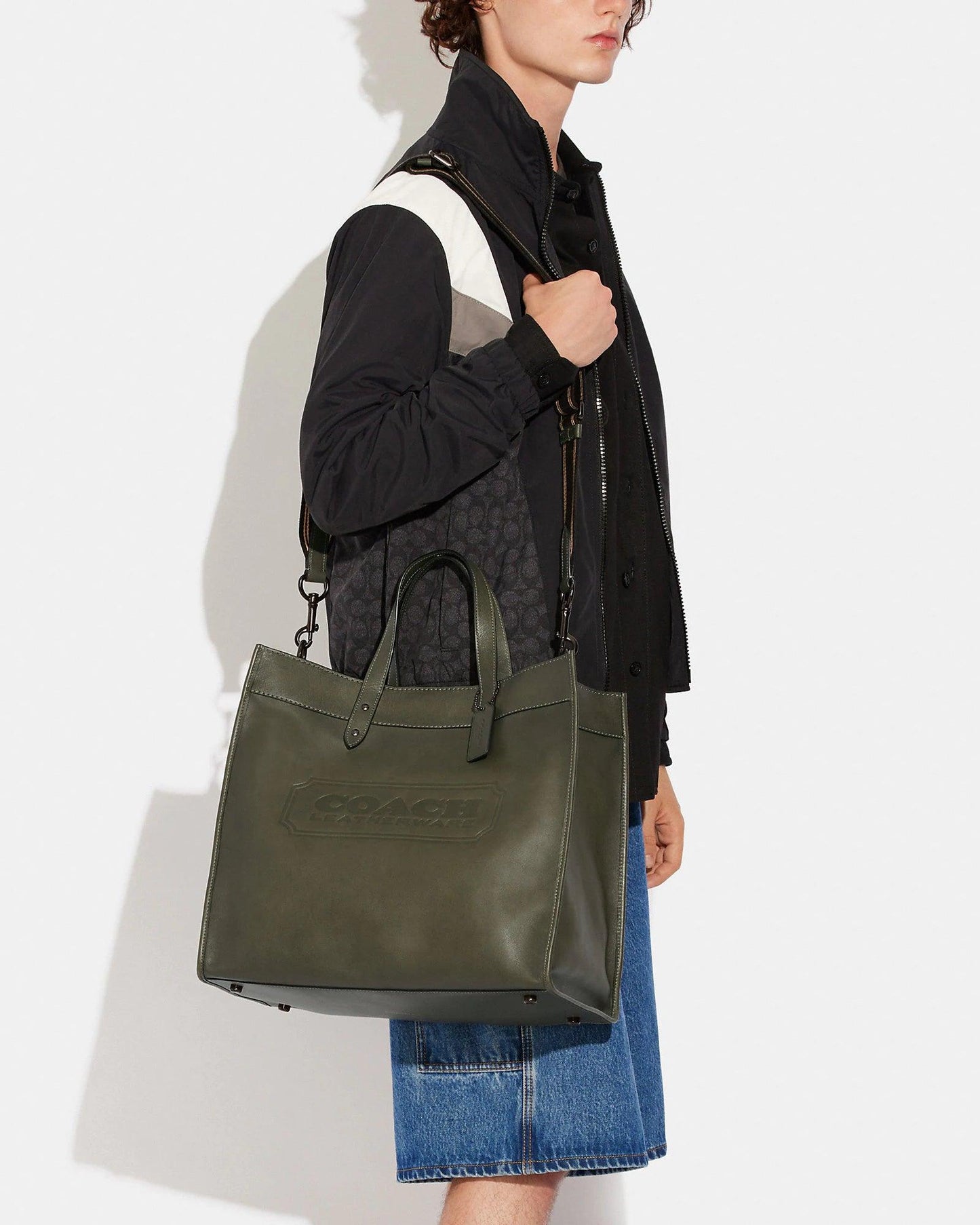 Coach Field Tote 40 with Coach Badge