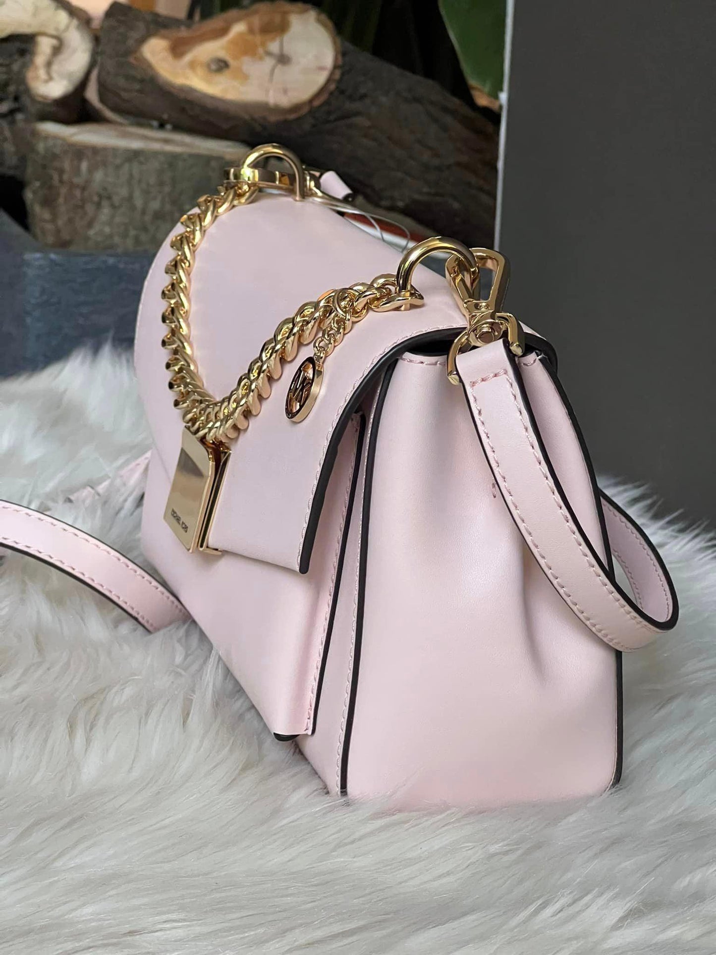 Michael Kors Lita Medium Leather Crossbody Bag