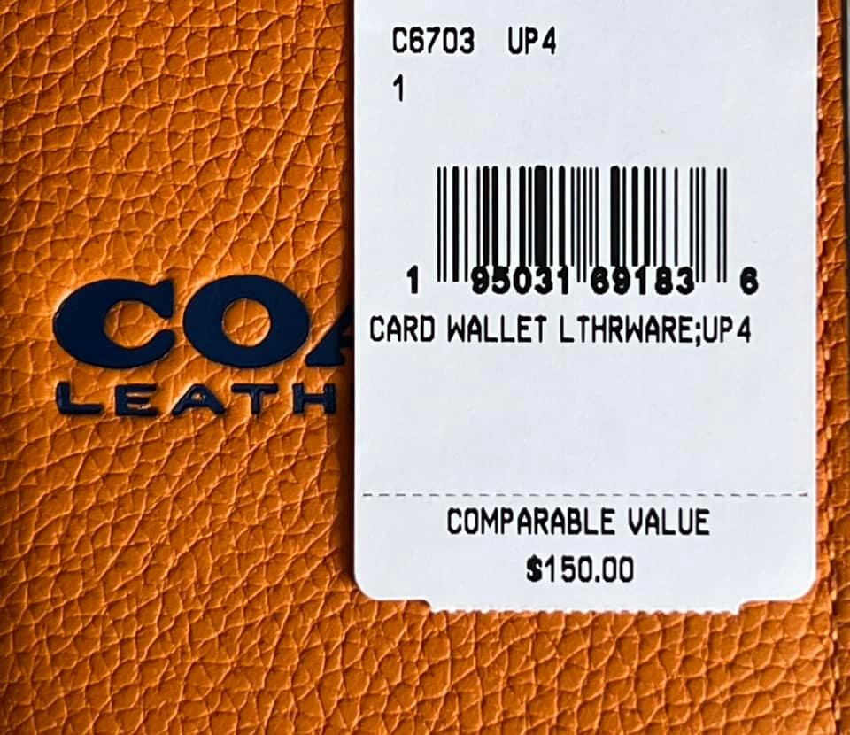 Coach Card Wallet