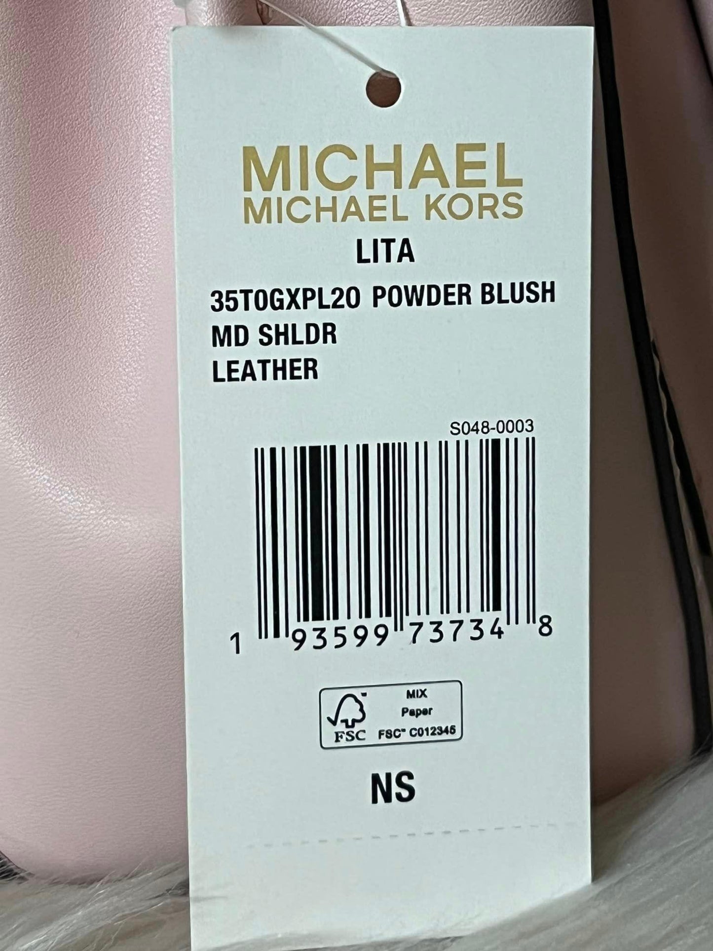 Michael Kors Lita Medium Leather Crossbody Bag