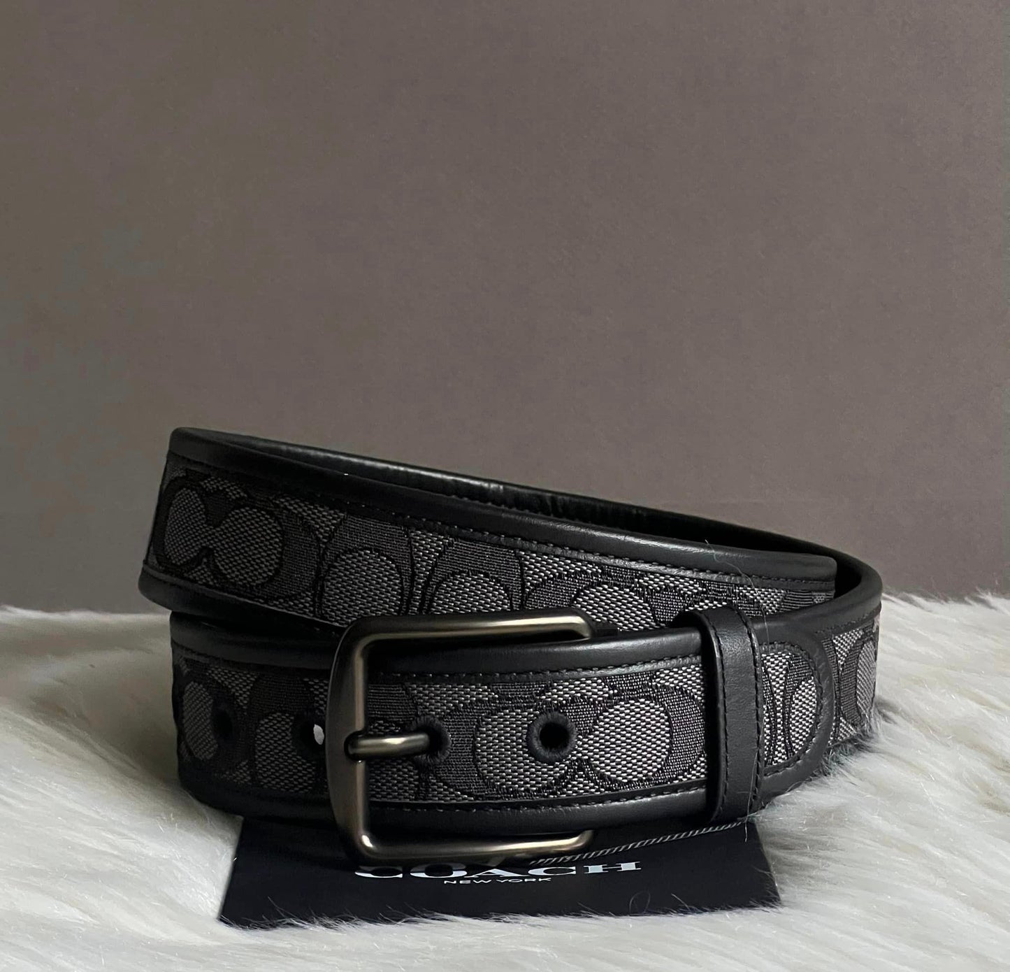 Coach Men’s Harness Buckle Belt
