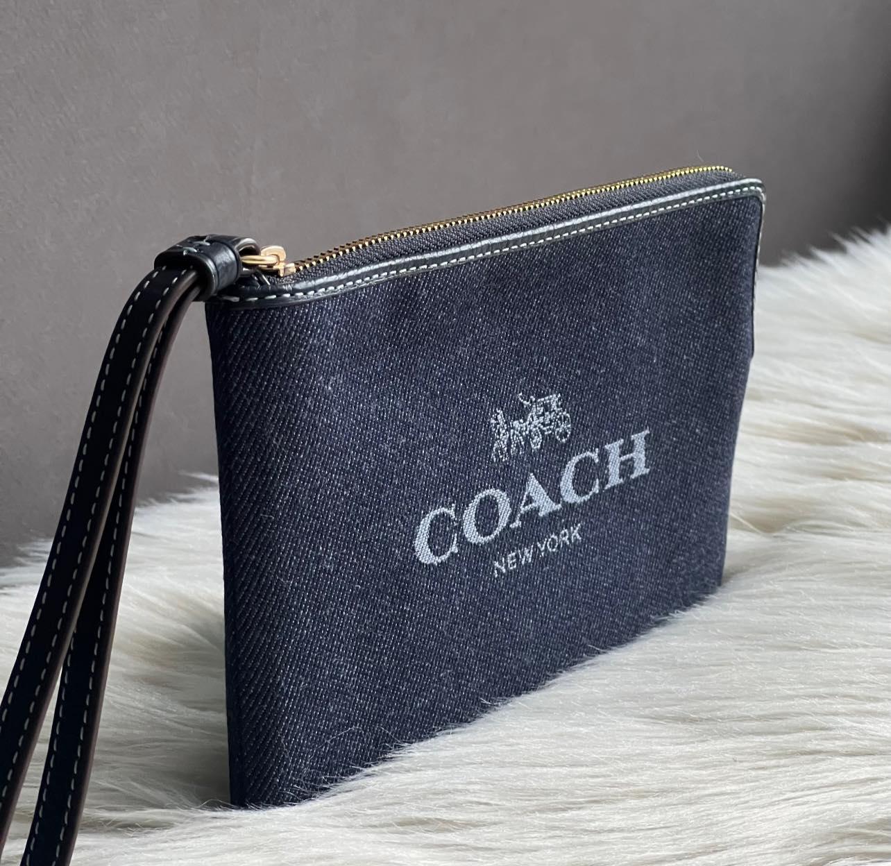 Coach Large Corner Zip Wristlet