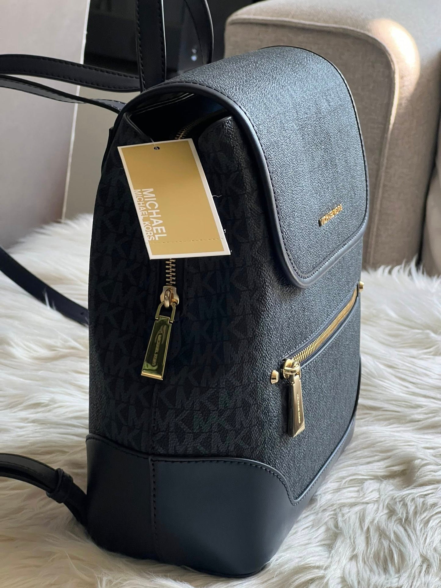 Michael Kors Harrison Medium Logo Backpack