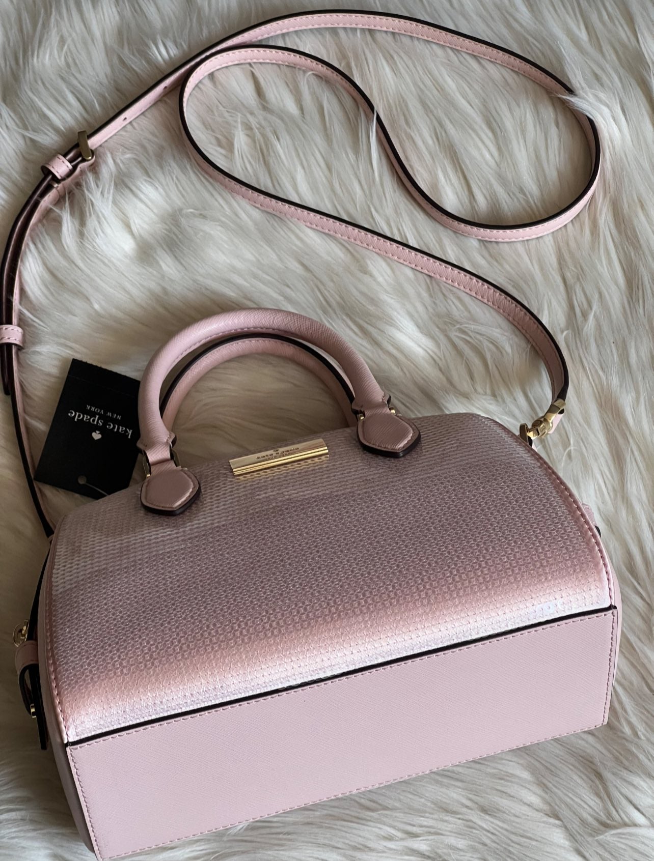 Kate Spade Madison Satin Sequin Small Dolly Duffle