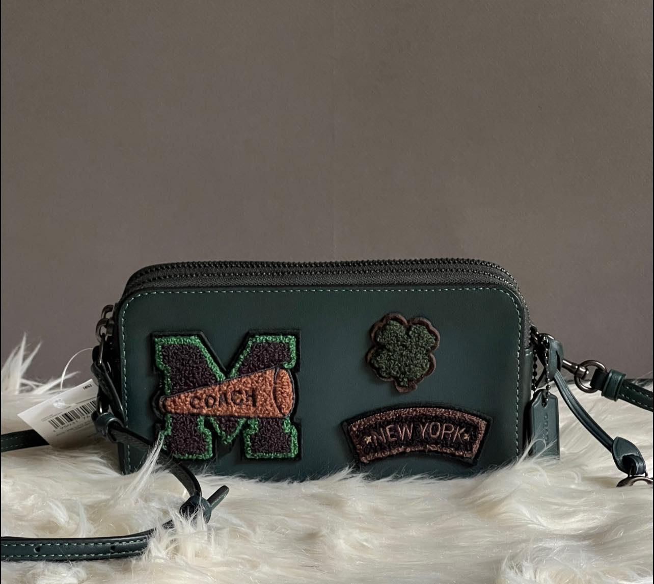 Coach Kira Crossbody with Varsity Patches