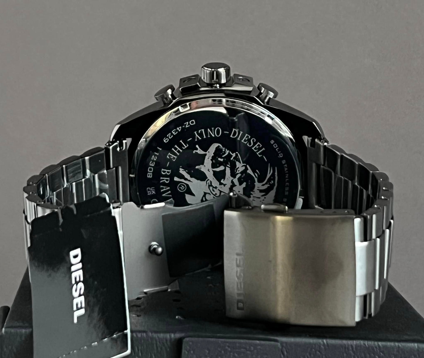 Diesel Men’s Mega Chief Chronograph Gunmetal Steel Watch