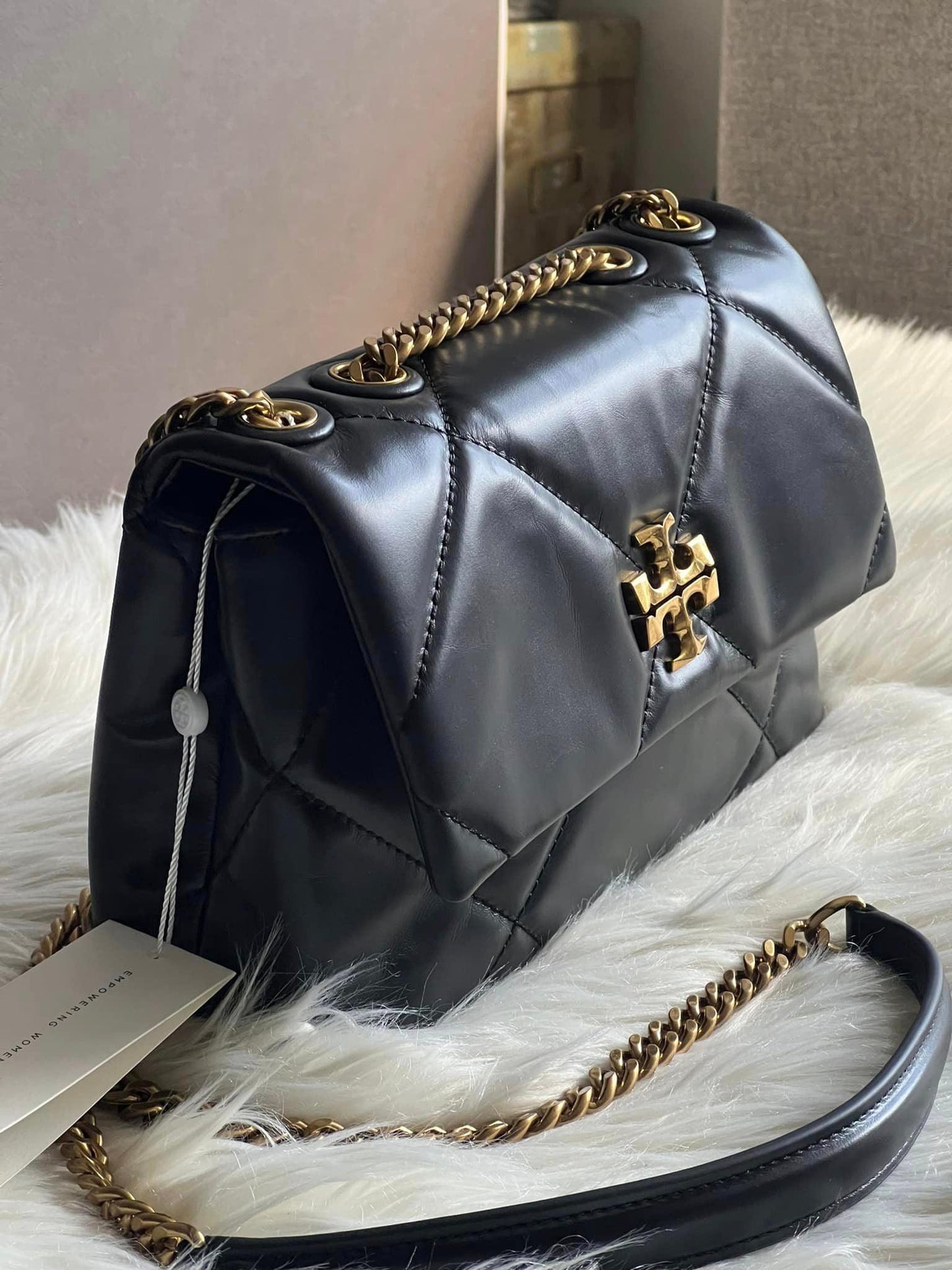 Tory Burch Small Kira Diamond Quilt Convertible Shoulder Bag