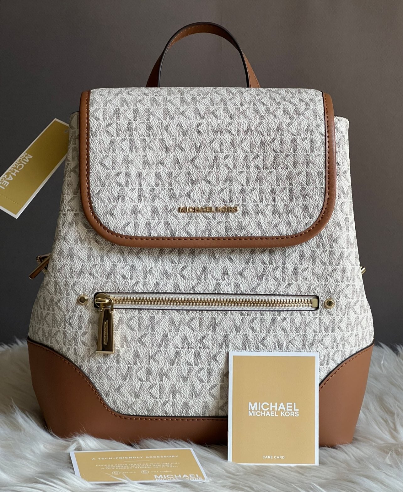 Michael Kors Harrison Medium Logo Backpack