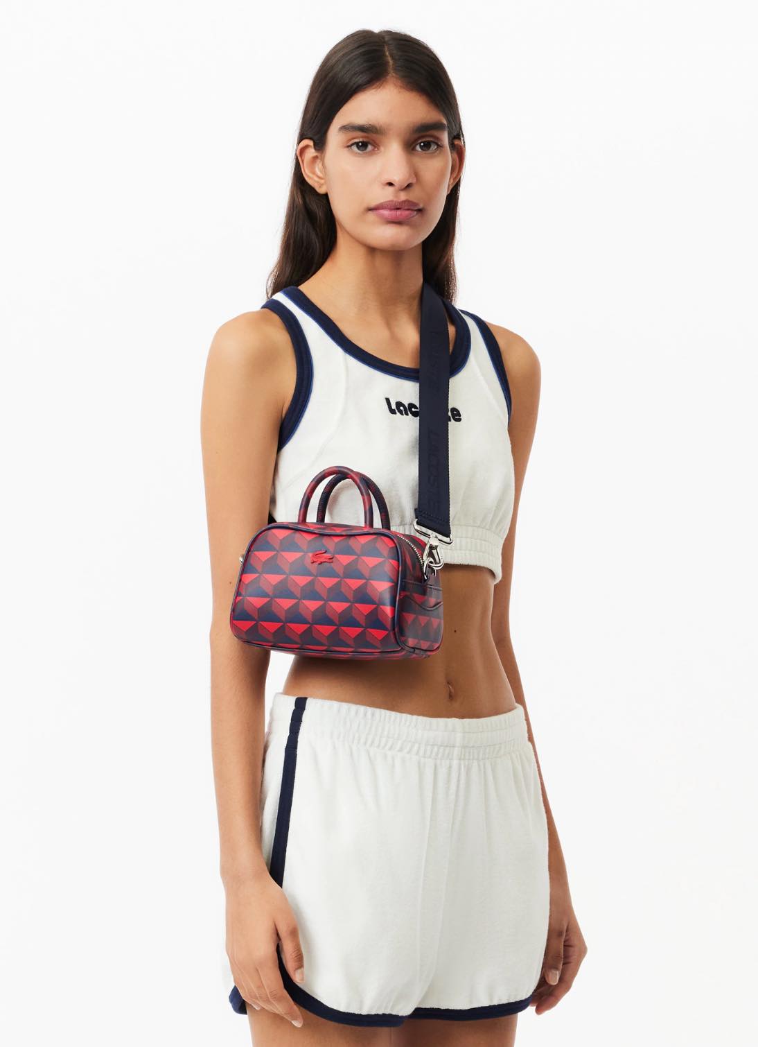 Lacoste Women's Mini Lora Leather Crossbody Bag