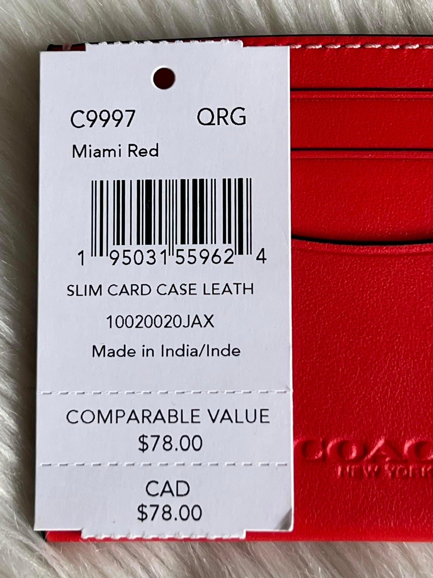 Coach Slim ID Card Case