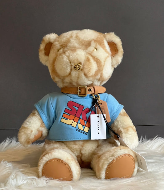 Coach Ski Bear Collectible in Signature Shearling