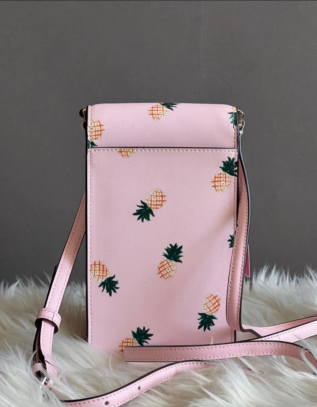 Kate Spade Staci Pineapples Print North South Crossbody