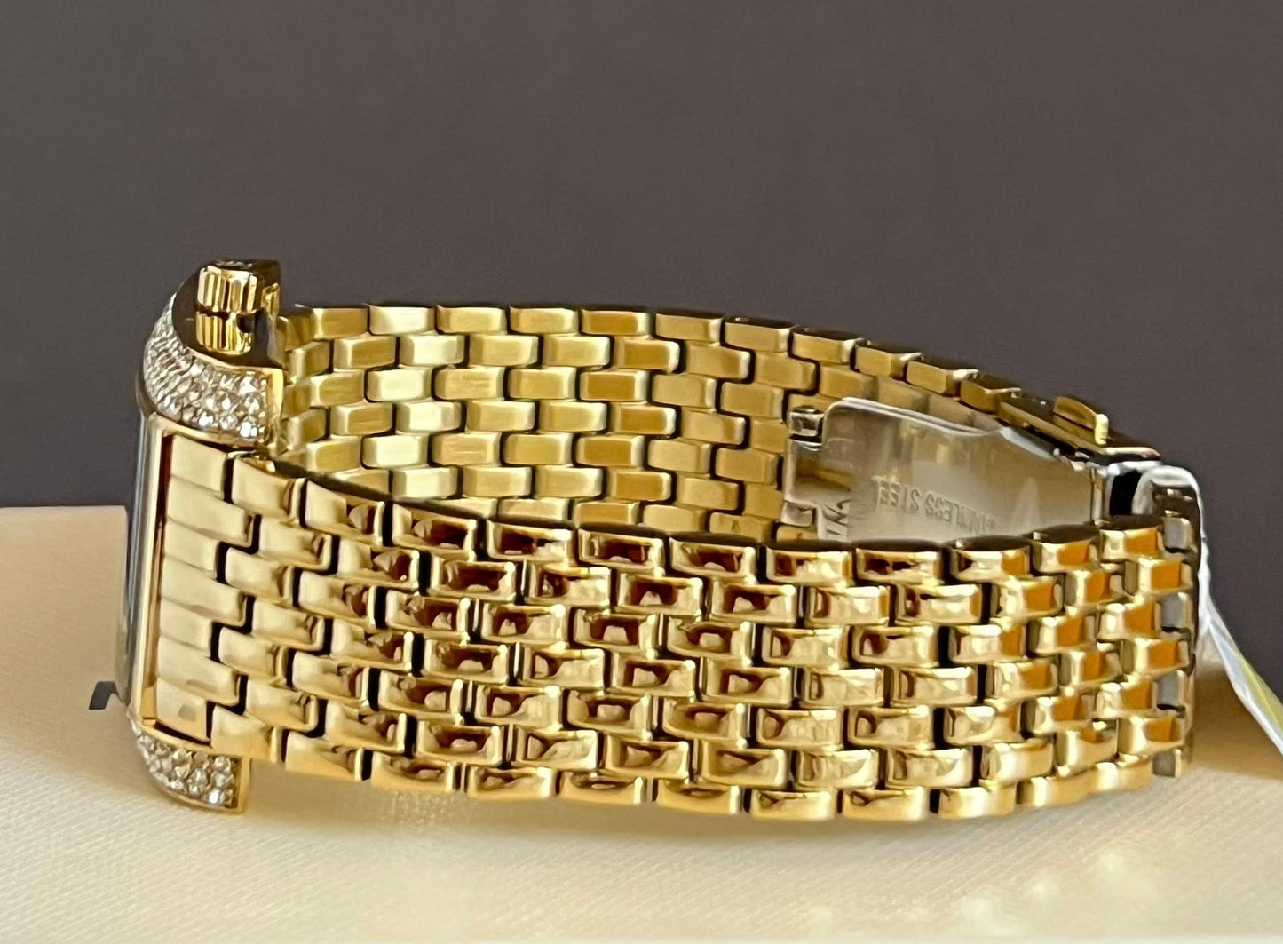 Michael Kors Women’s Emery Three-Hand Gold-Tone Stainless Steel Watch