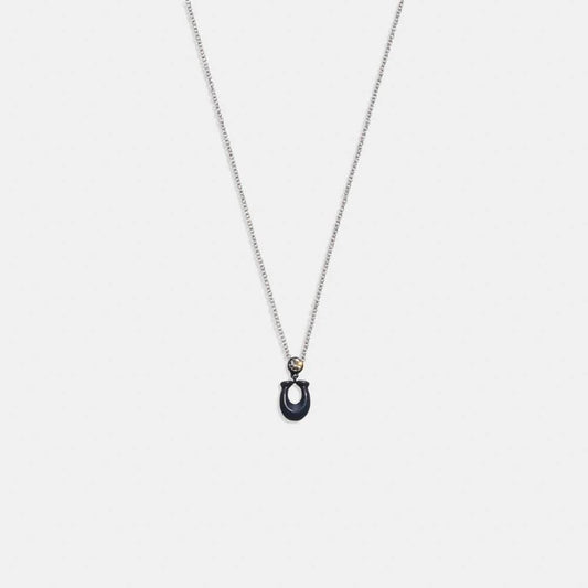 Coach Signature Enamel Necklace