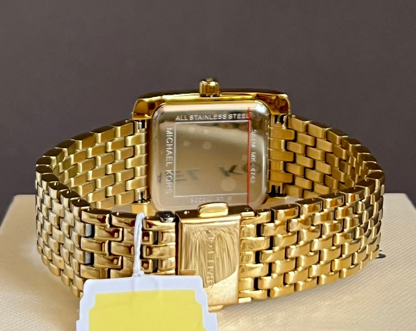 Michael Kors Women’s Emery Three-Hand Gold-Tone Stainless Steel Watch