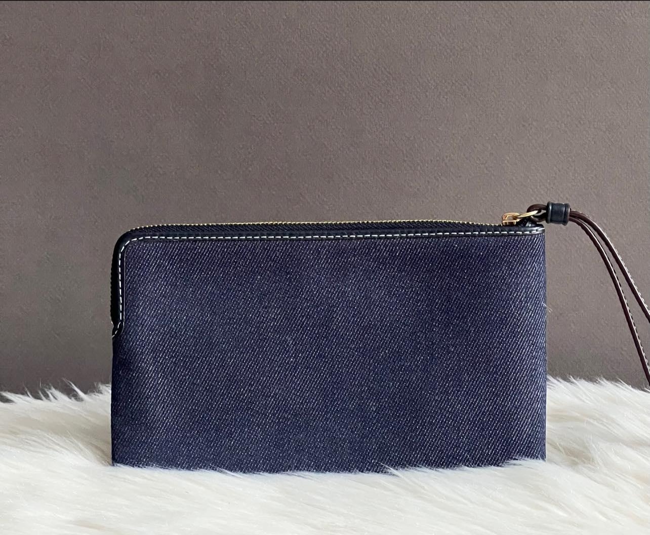 Coach Large Corner Zip Wristlet