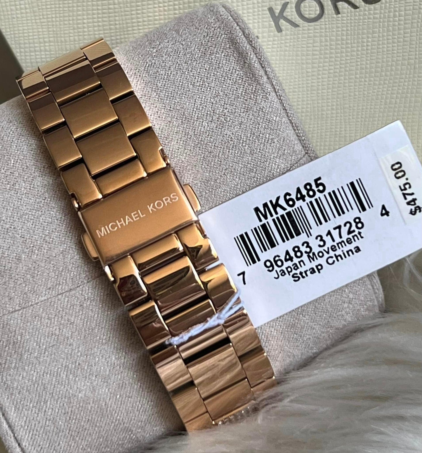 Michael Kors Women’s Ritz Pavé Rose Gold-Tone Watch