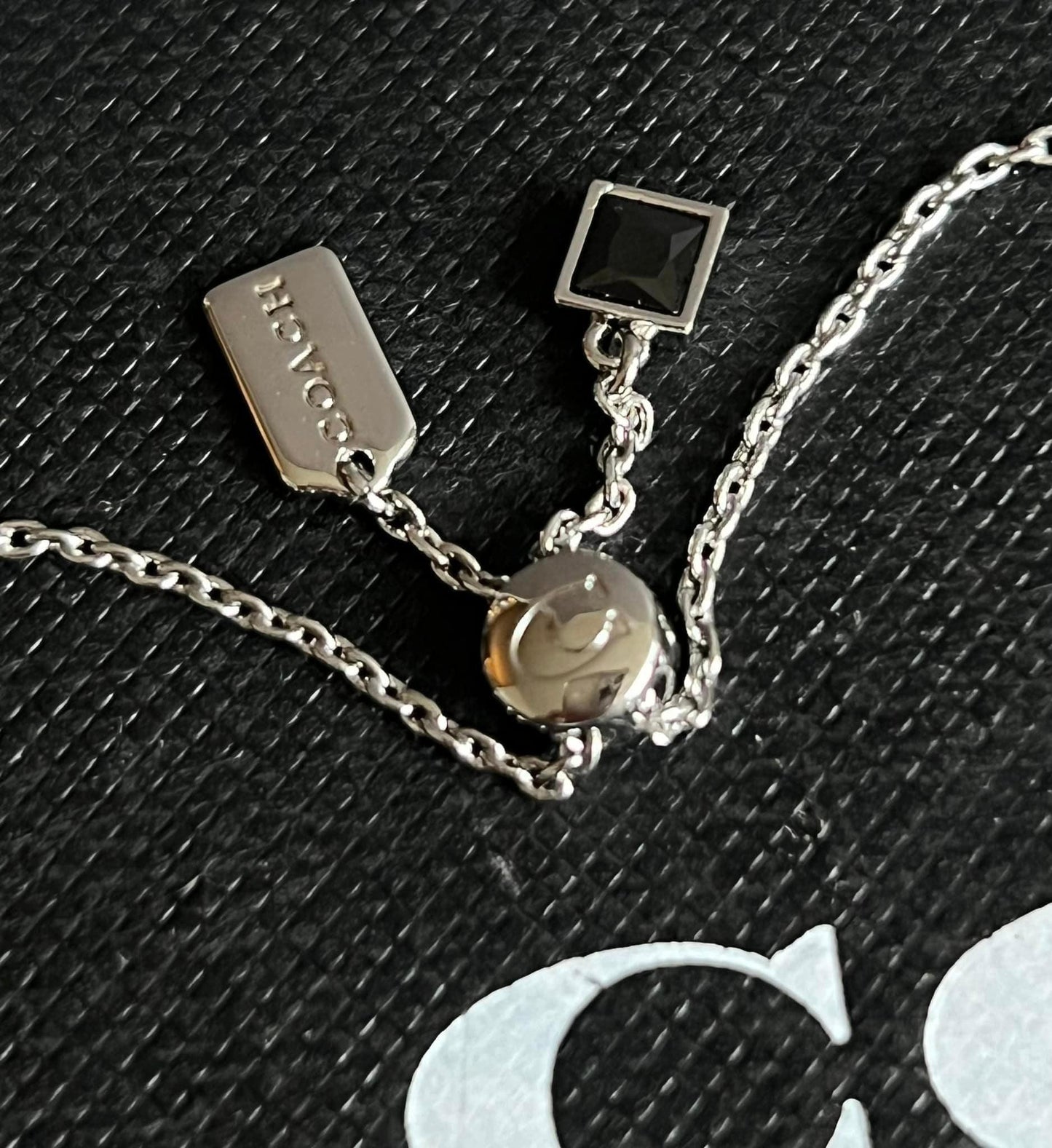 Coach Signature Crystal Slider Bracelet
