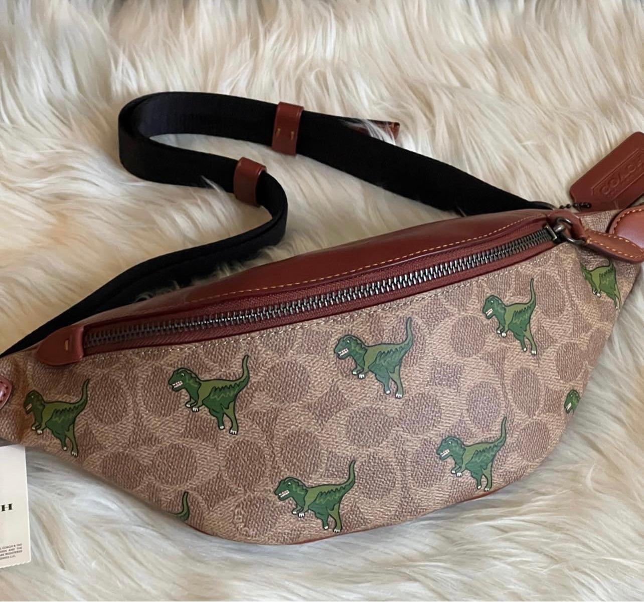 Coach Charter Belt Bag 7 in Signature Canvas with Rexy Print