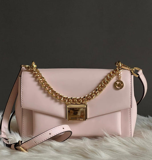 Michael Kors Lita Medium Leather Crossbody Bag