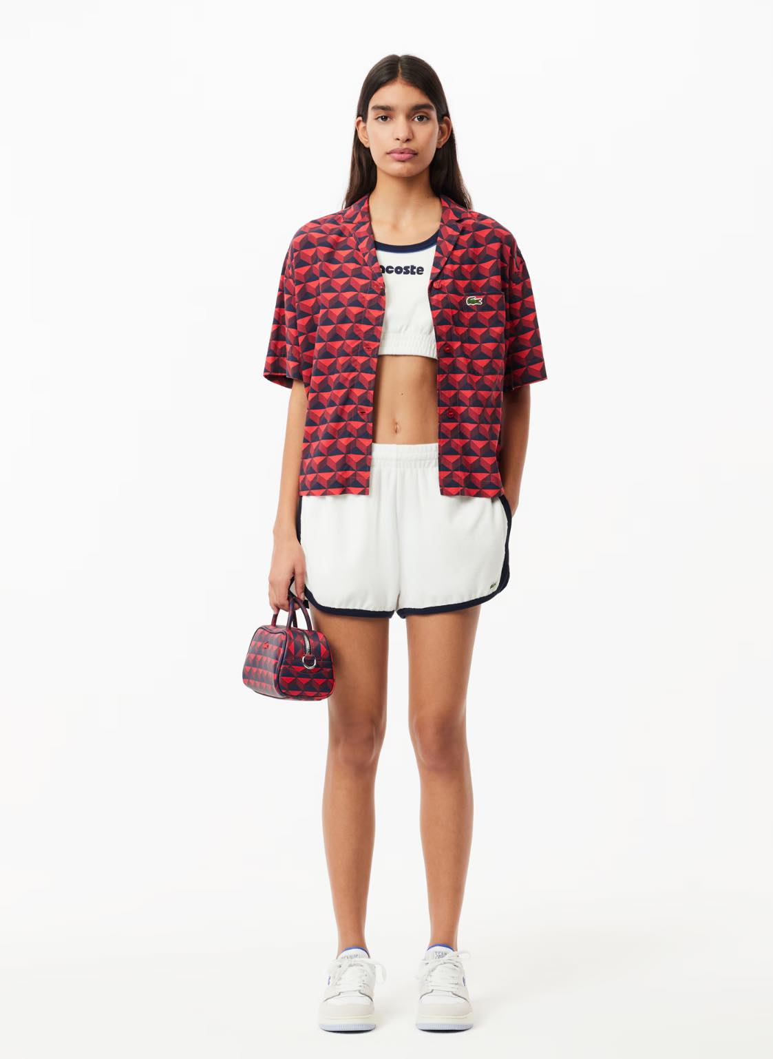 Lacoste Women's Mini Lora Leather Crossbody Bag