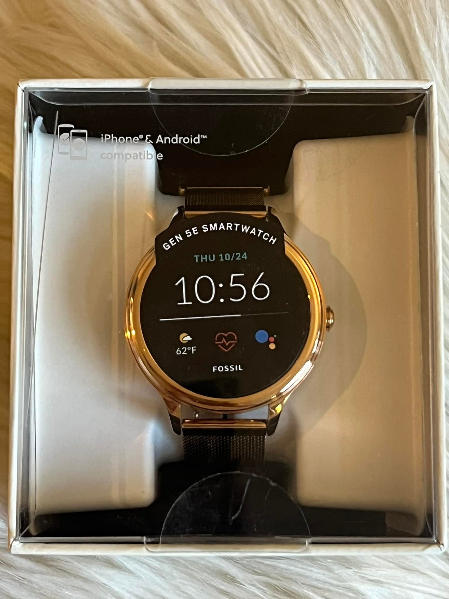 Fossil Gen 5E Smartwatch Rose Gold-Tone