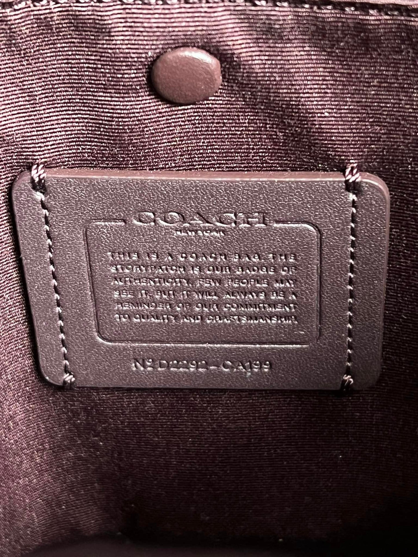 Coach Mini City Tote