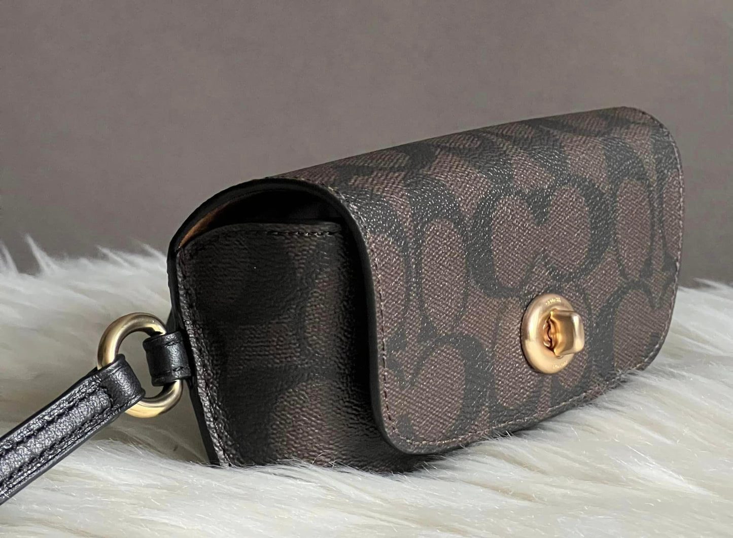 Coach Sunglass Case In Signature Canvas