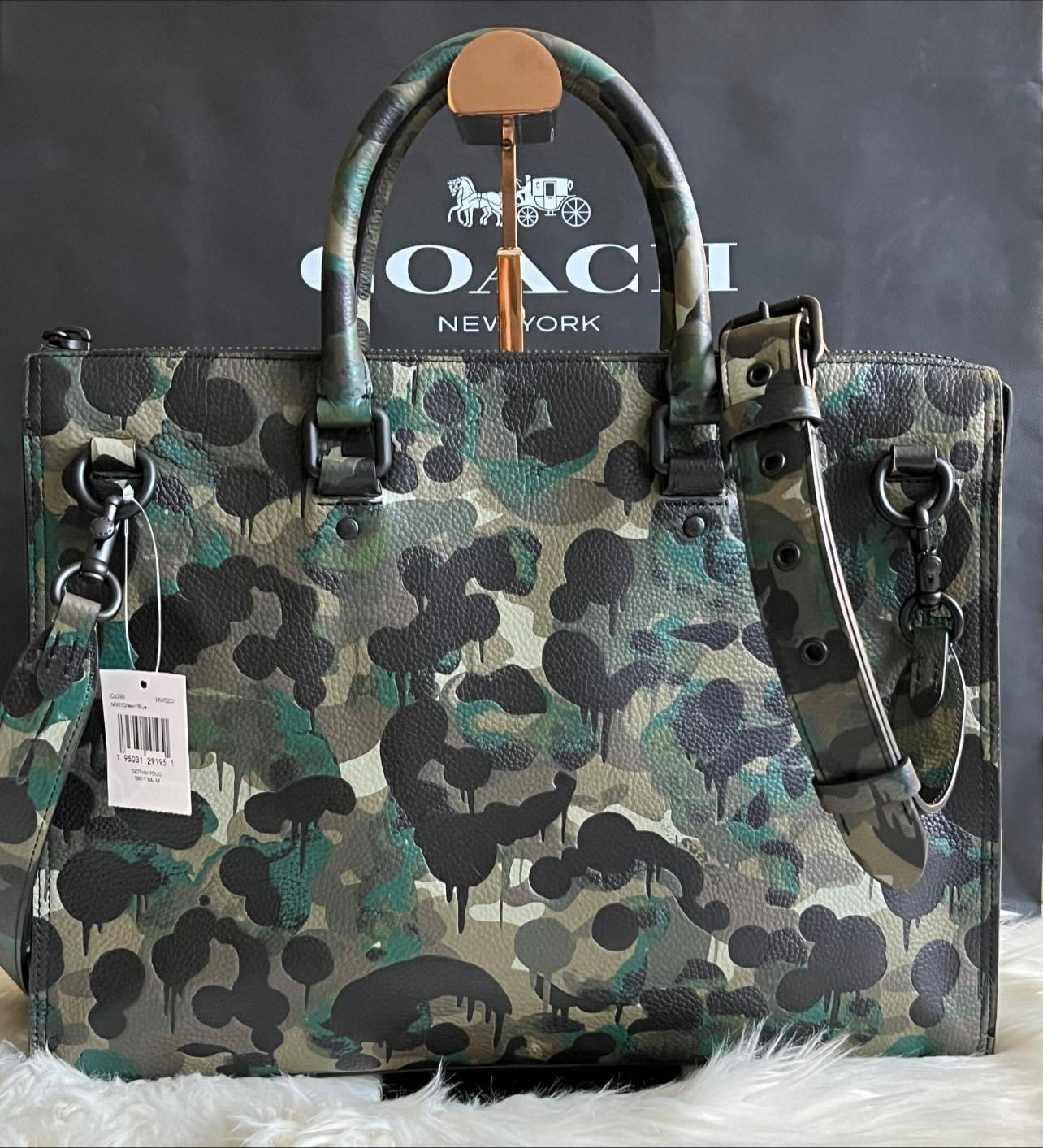 Coach Gotham Folio With Camo Print