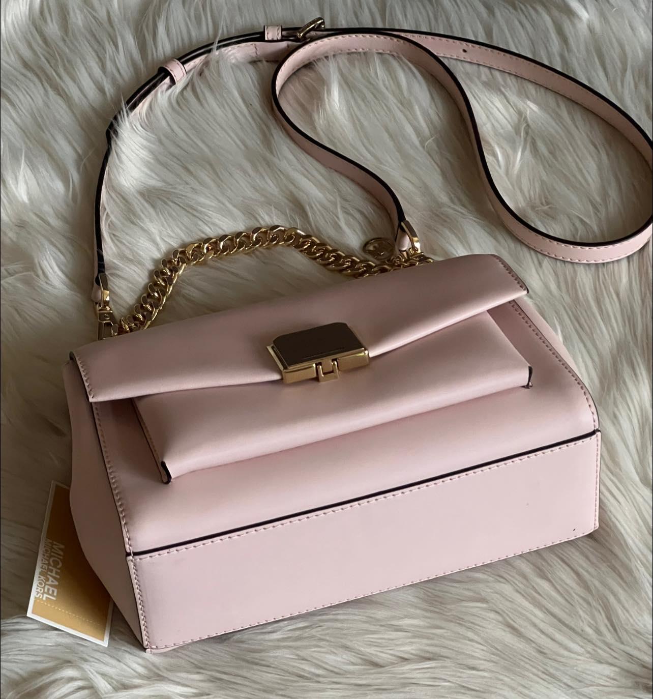 Michael Kors Lita Medium Leather Crossbody Bag