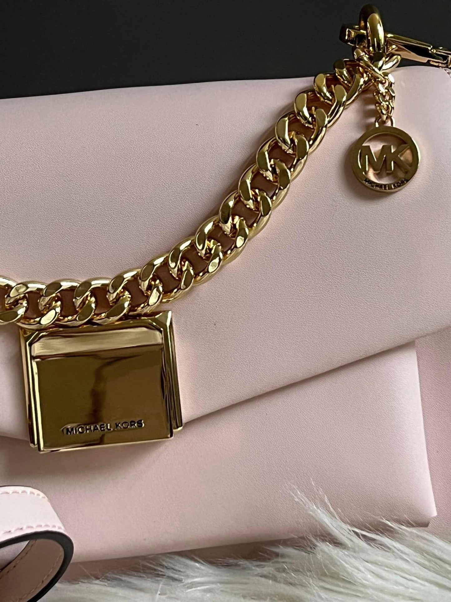 Michael Kors Lita Medium Leather Crossbody Bag