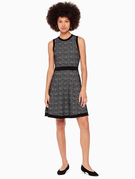 Kate Spade Out West Mod Plaid Sweater Dress