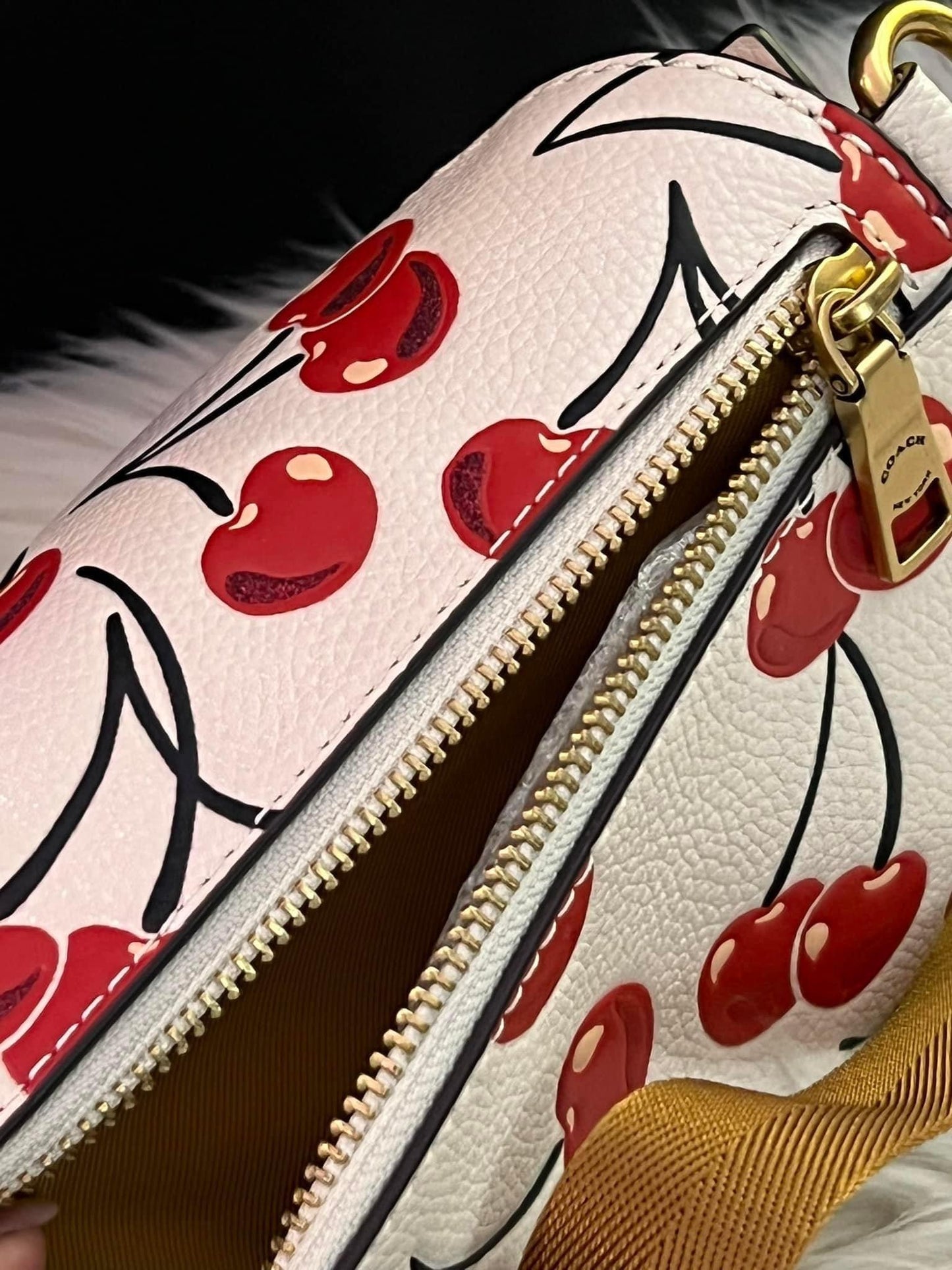 Coach Bethany Belt Bag with Cherry Print