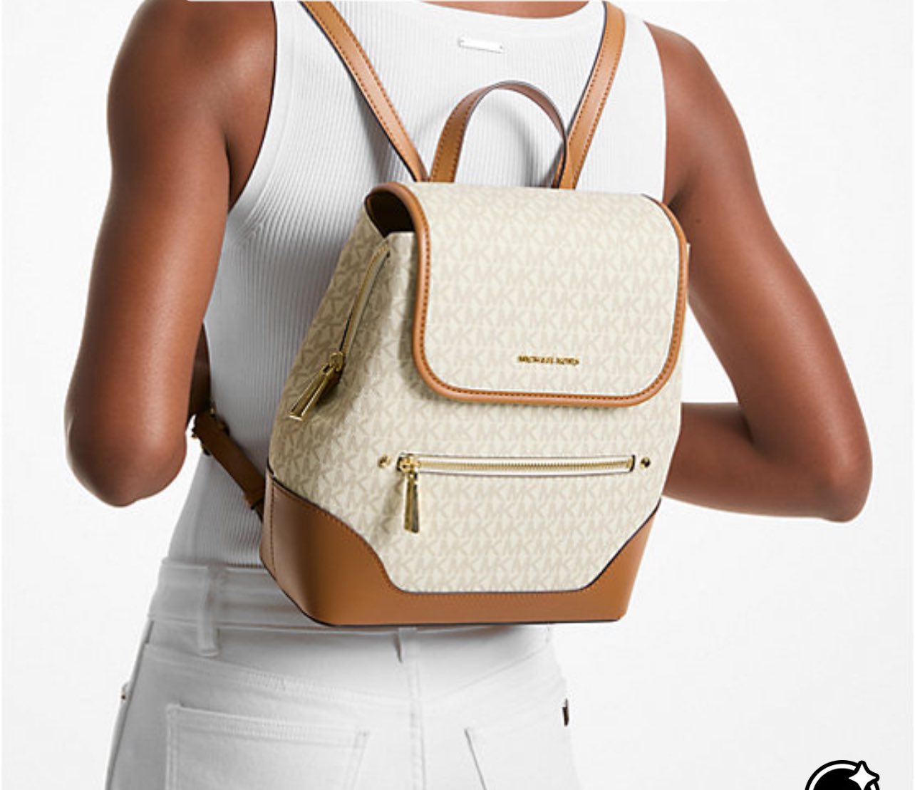 Michael Kors Harrison Medium Logo Backpack