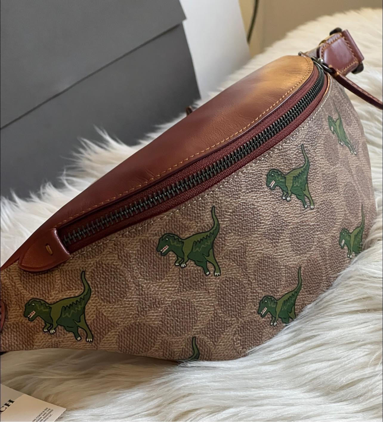 Coach Charter Belt Bag 7 in Signature Canvas with Rexy Print