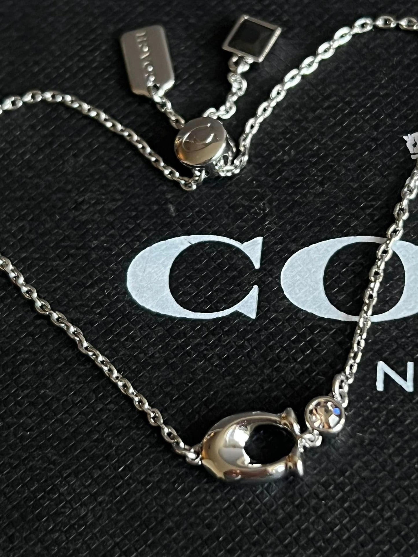 Coach Signature Crystal Slider Bracelet